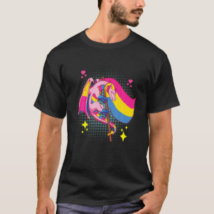 Pansexual Pride Stuff Pan Dragon Video Game Geek T-Shirt