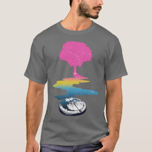 Pansexual Tree LGBT Pride Flag T-Shirt