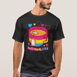 Pansexuali Tea  Teacup LGBTQ+ Pansexual Pride T-Shirt