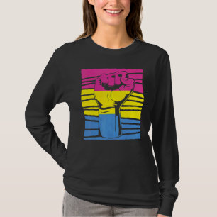Pansexuality Pride Fist Pan Equality Pansexual Fla T-Shirt