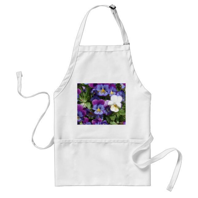 Pansies  Apron (Front)