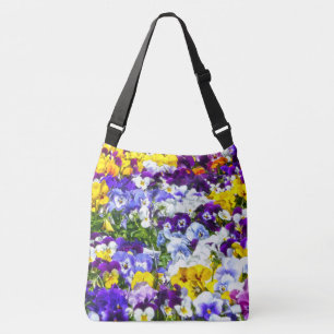 Pansies Crossbody Bag