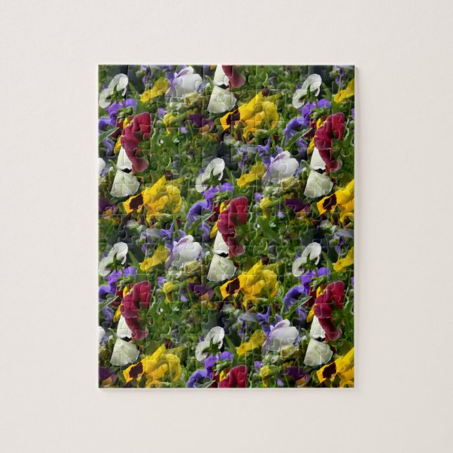 Pansies Forever... Jigsaw Puzzle (Vertical)