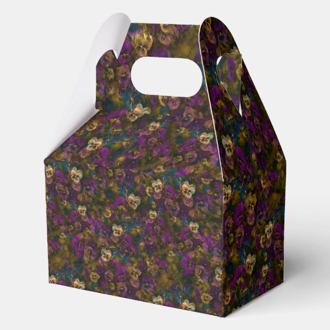 Pansies [gold] gift boxes (Front)