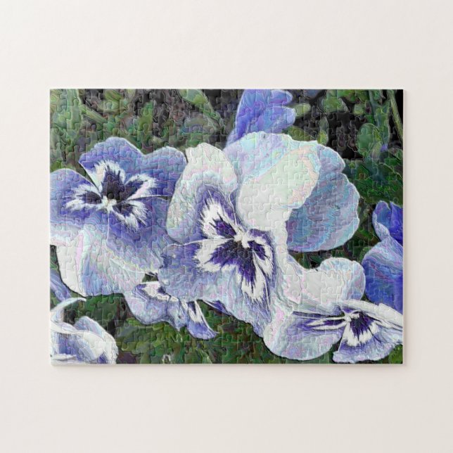 PANSIES JIGSAW PUZZLE (Horizontal)