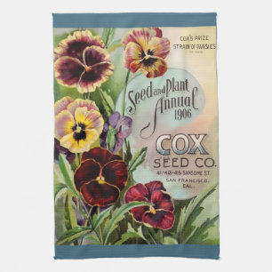 Pansies Kitchen Towel