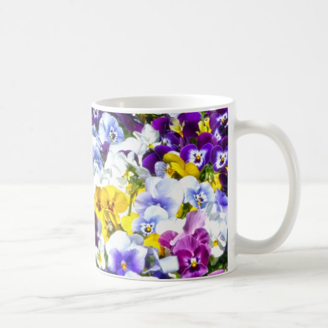 Pansies Mug (Right)