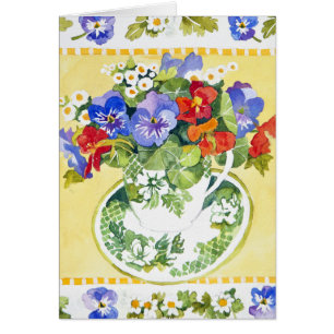 Pansies - nasturtiums 2013