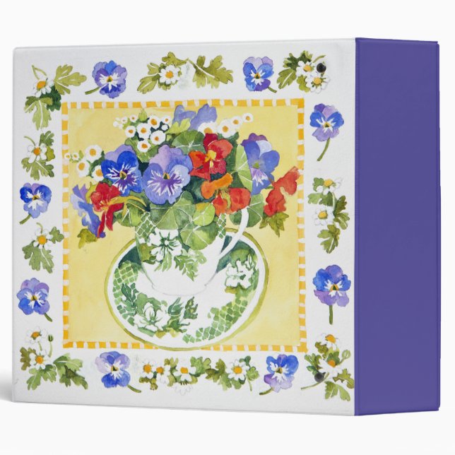 Pansies - nasturtiums 2013 binder (Back/Spine)