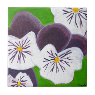 Pansies Tile