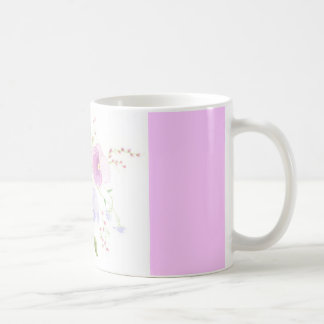 Pansies watercolor mug