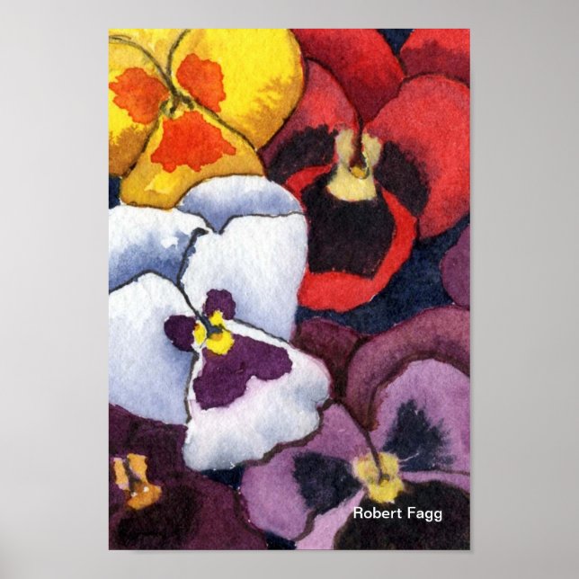 Pansy #2 Art Print (Front)
