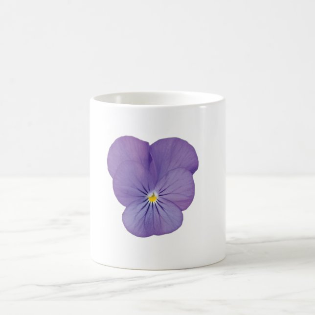 Pansy Blossom Ceramic Mug (Center)