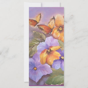 Pansy bookmark