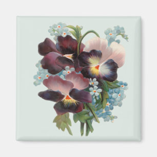 Pansy Bouquet Magnet