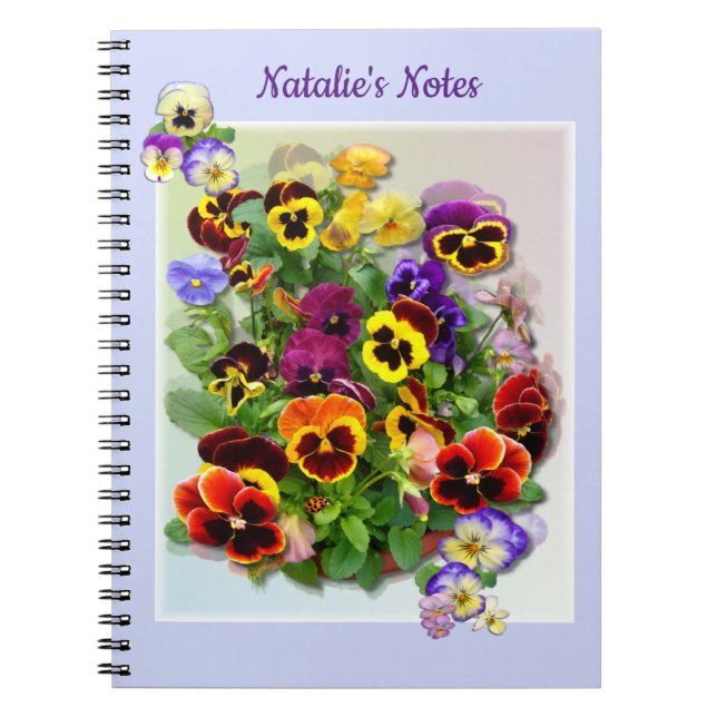Pansy Display Notebook (Front)