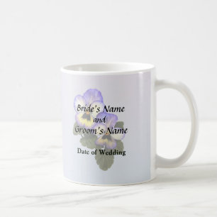 Pansy Duo Wedding Products Coffee Mug
