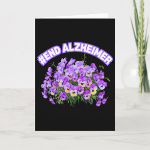 Pansy End Heimerheimer Purple Heimerheimer's Aware Card