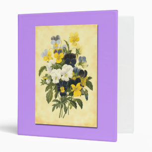 Pansy et Violets Classeur d'art botanique