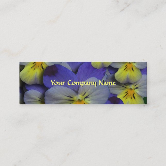 Pansy Floral Business Card (Front)