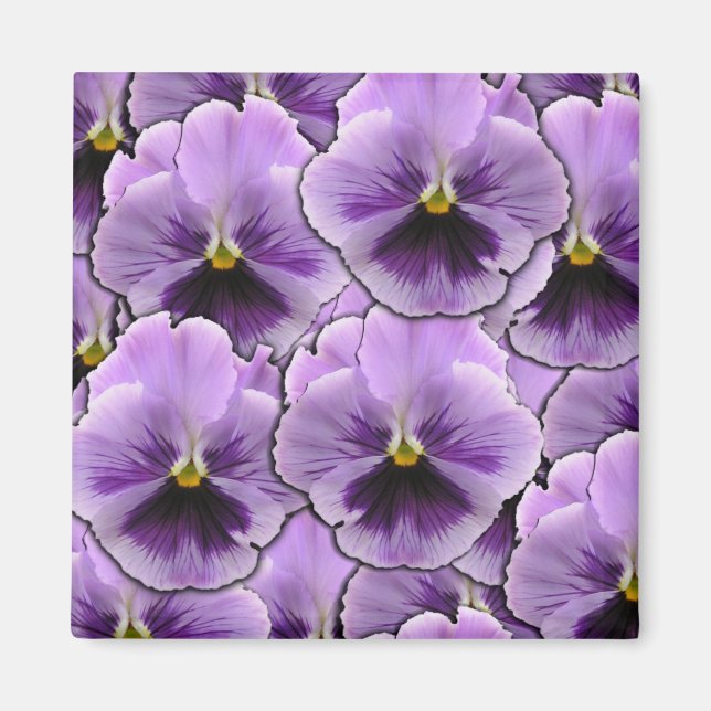 Pansy Garden Magnet (Front)