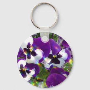 Pansy Keychain