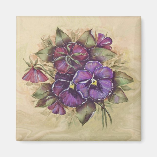 Pansy Magnet - 2 (Front)