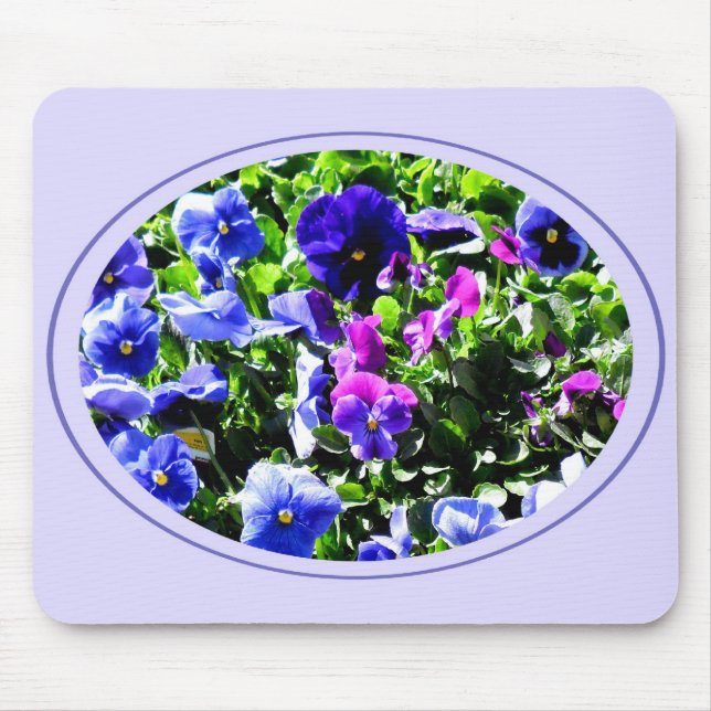 Pansy Mouse Pad (Front)