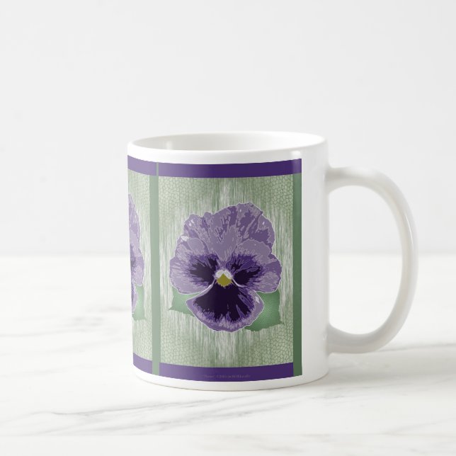 Pansy Mug (Right)