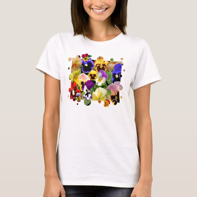 Pansy Patchwork T-Shirt (Front)