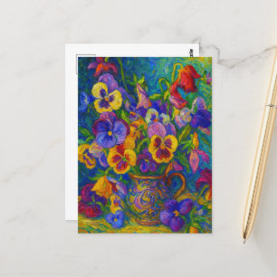 Pansy Postcard