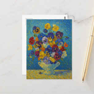 Pansy Postcard