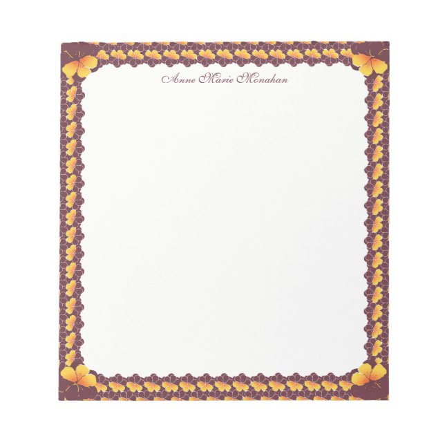 Pansy Power Notepad (Front)