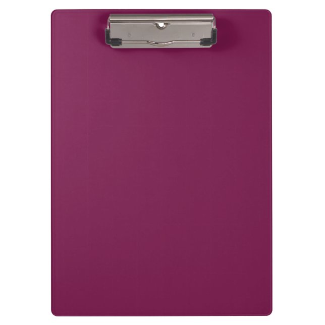 Pansy Purple Designer Monochromatic Clipboard (Front)