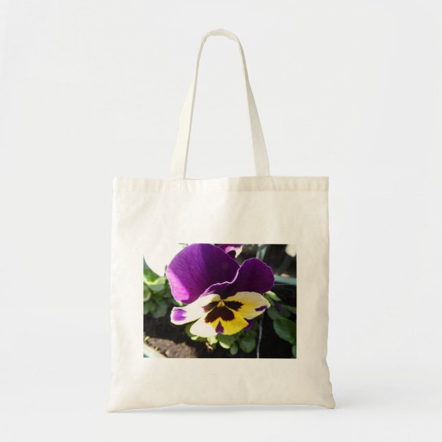 Pansy tote bag (Front)