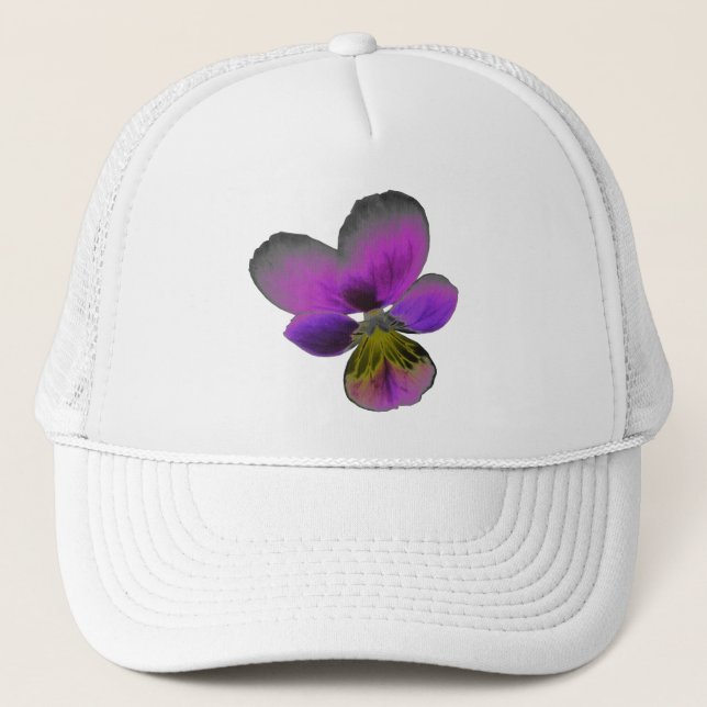 Pansy Wild Dark Purple Casquette (Devant)