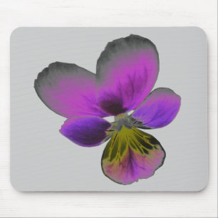 Pansy Wild Dark Purple Mousepad