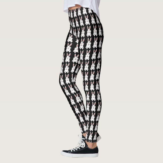 Pantalon noir de Pâques Legging de guêtres de (Gauche)