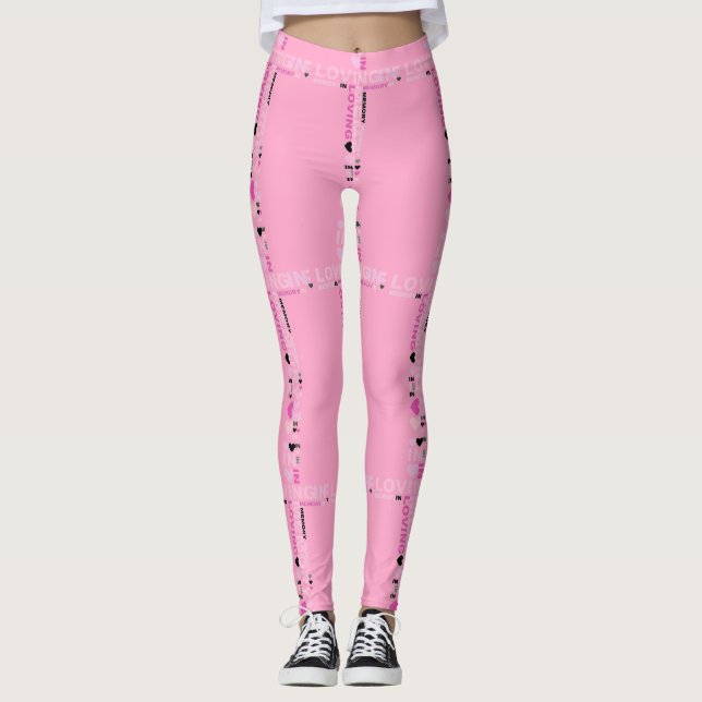 Pantalon Yoga Leggings Étiquettes Pantalon dans la (Devant)