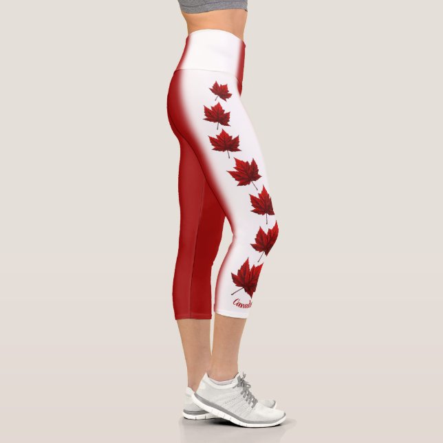 Pantalons de yoga Feuille d'érable Canada (Droite)