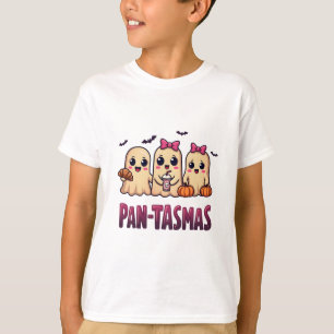 Pantasmas Funny Ghost Groovy Retro Halloween T-Shirt
