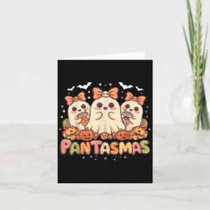 Pantasmas Ghost Funny Soky Conchas Mexican Hallowe Card