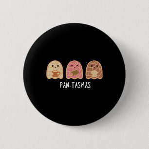 Pantasmas Ghost Funny Spooky Conchas Mexican Ghost 2 Inch Round Button