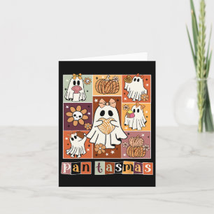 Pantasmas Ghost Spooky Conchas Funny Halloween Mex Card