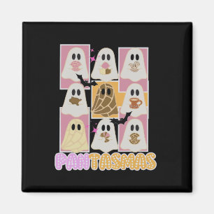 Pantasmas Pan Dulce Ghost Spanish Mexican Hallowee Magnet