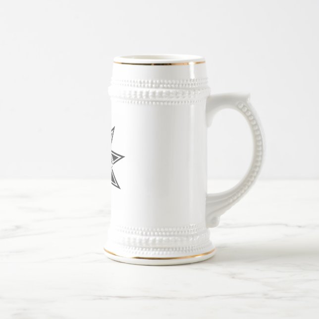 panter black star beer stein (Right)