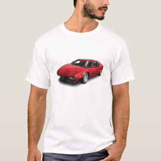 Pantera rouge sur le T-shirt blanc