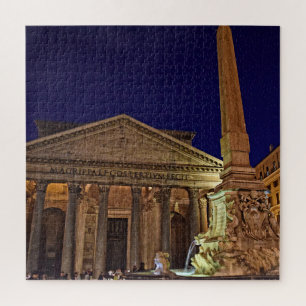 Pantheon by Night - Rome, Italy - 20x20 - 676 pcs Jigsaw Puzzle