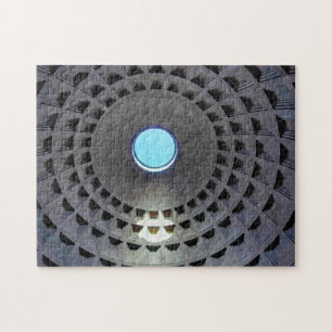 Pantheon dome indoors - Rome, Italy Jigsaw Puzzle