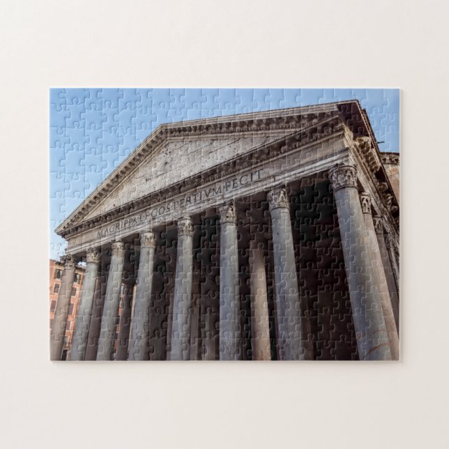 Pantheon holy temple in Rome - Italy, Europe Jigsaw Puzzle (Horizontal)